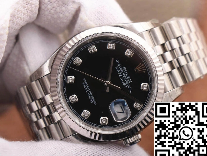Dial Diamond-set EW M126234-0027 Datejust Factory Rolex 0515